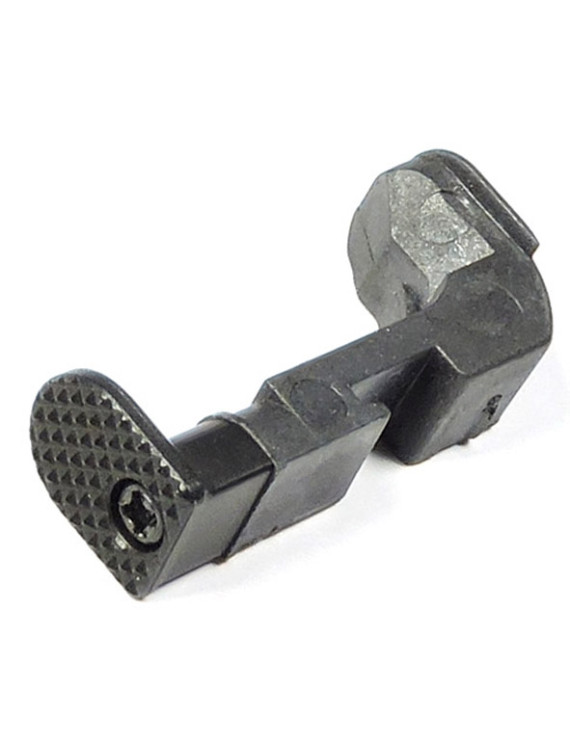 Black Racing Style Mag Release Catch with adjustment plate