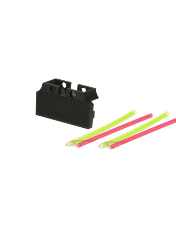 Fiber Optic Rear Sight for Hi-Capa
