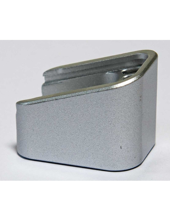 Aluminum Magazine Base Cover Silver
