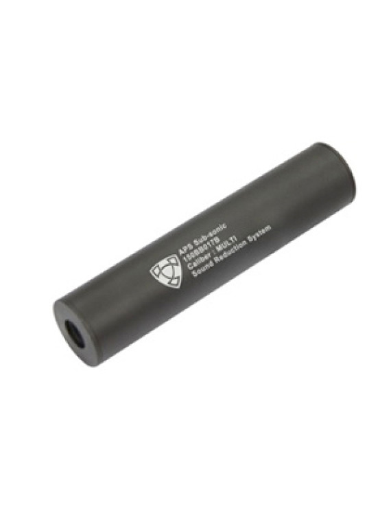 150mm Mock Silencer Black