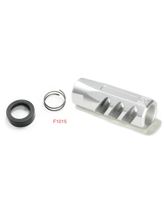 F1 Firearms CMB Silver Flash Hider
