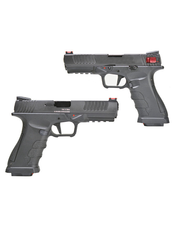 4.5mm Steel BBs Shark Pistol Black