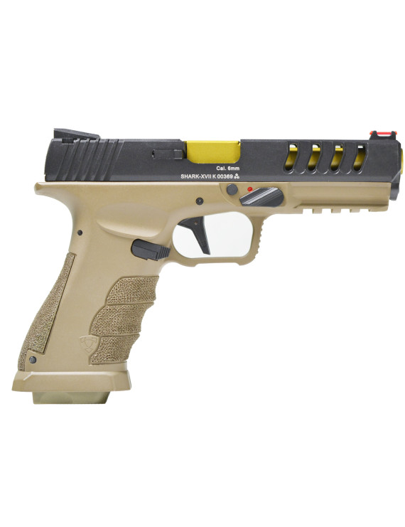Shark Full Auto Pistol Tan