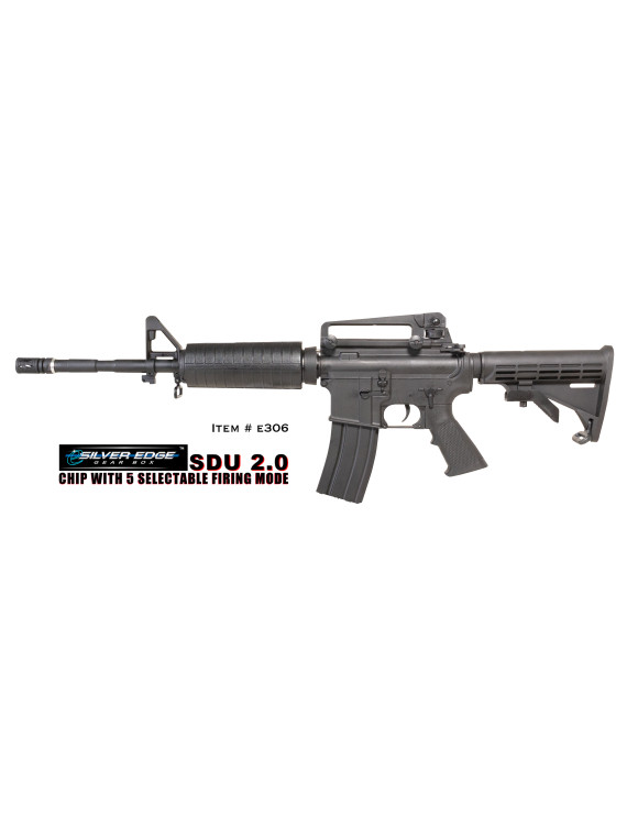 M4A1 Style Kompetitor Black with SDU2.0 eSilverEdge gearbox